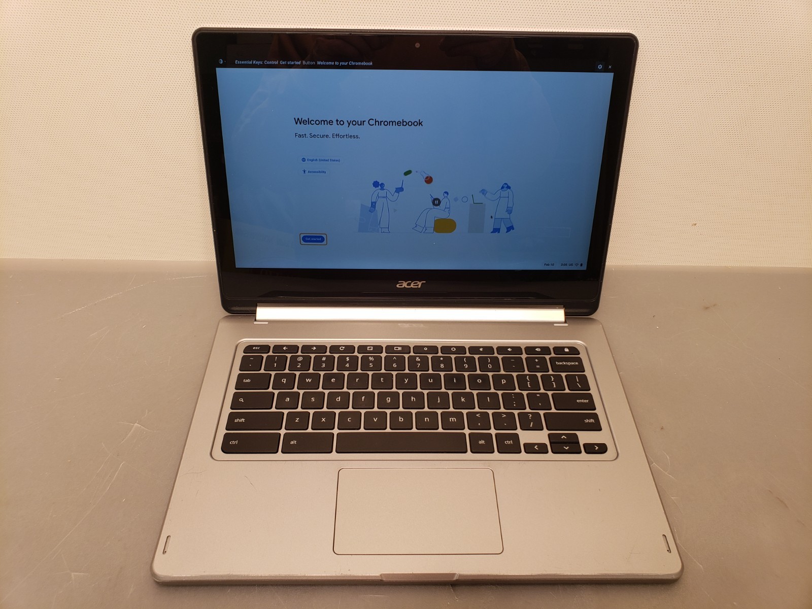 Acer R13 CB5-312T N16Q10 ChromeBook 13.3″ Convertible Laptop 64GB SSD ChromeOS