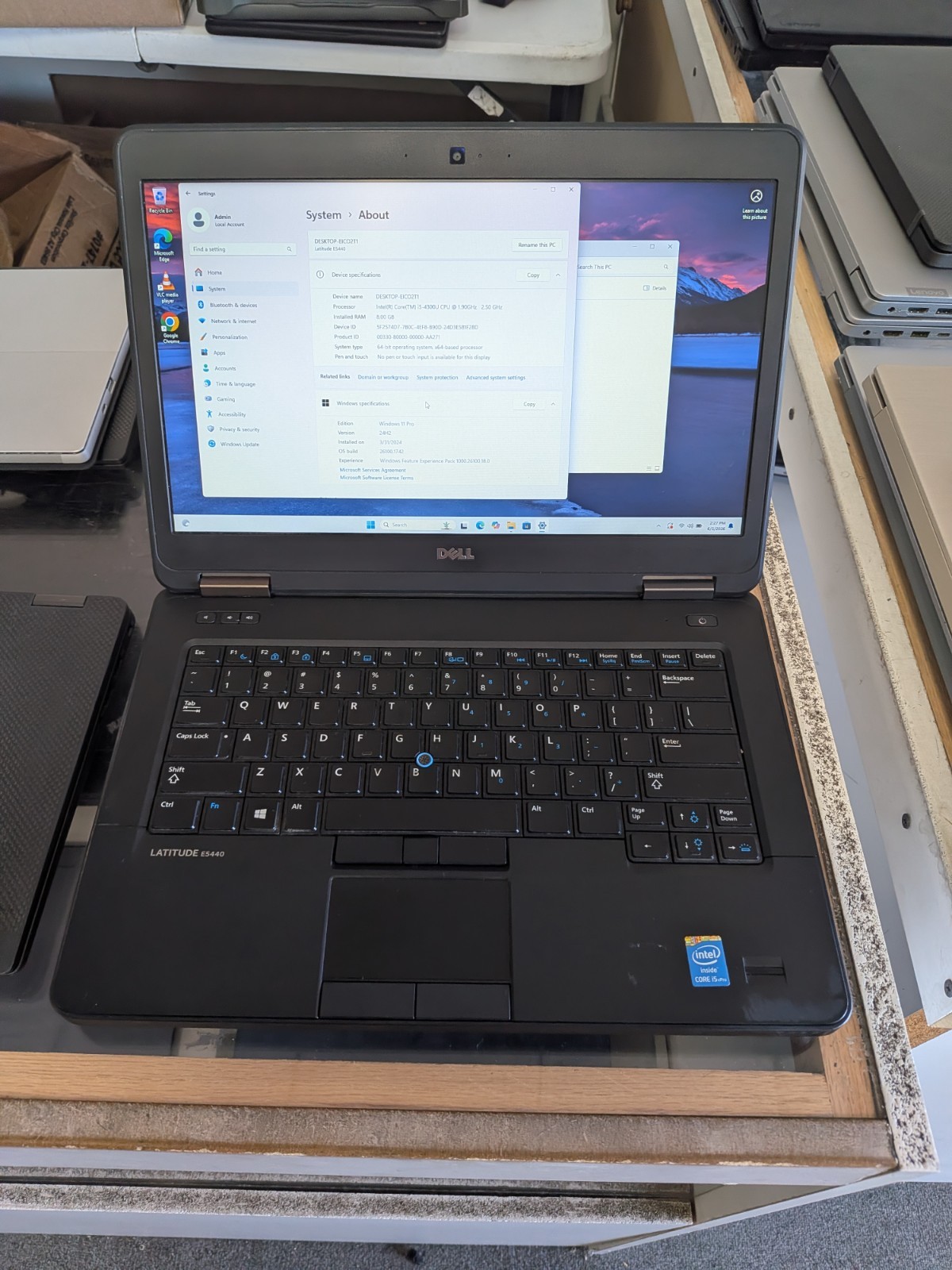 DELL LATITUDE 8GB RAM 160GB SSD CORE I5 2GB NVIDIA GRAPHICS CARD WINDOWS 11 PRO