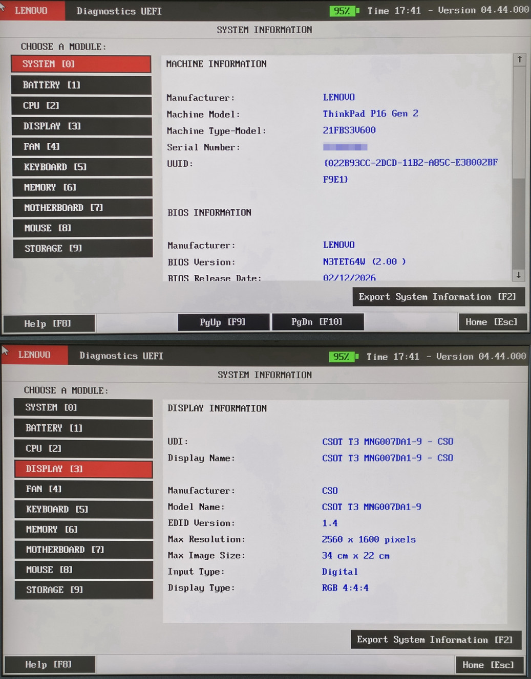Lenovo ThinkPad P16 Gen 2 i7-13700HX 16″ 2560×1600 32GB RTX 2000 Ada PS