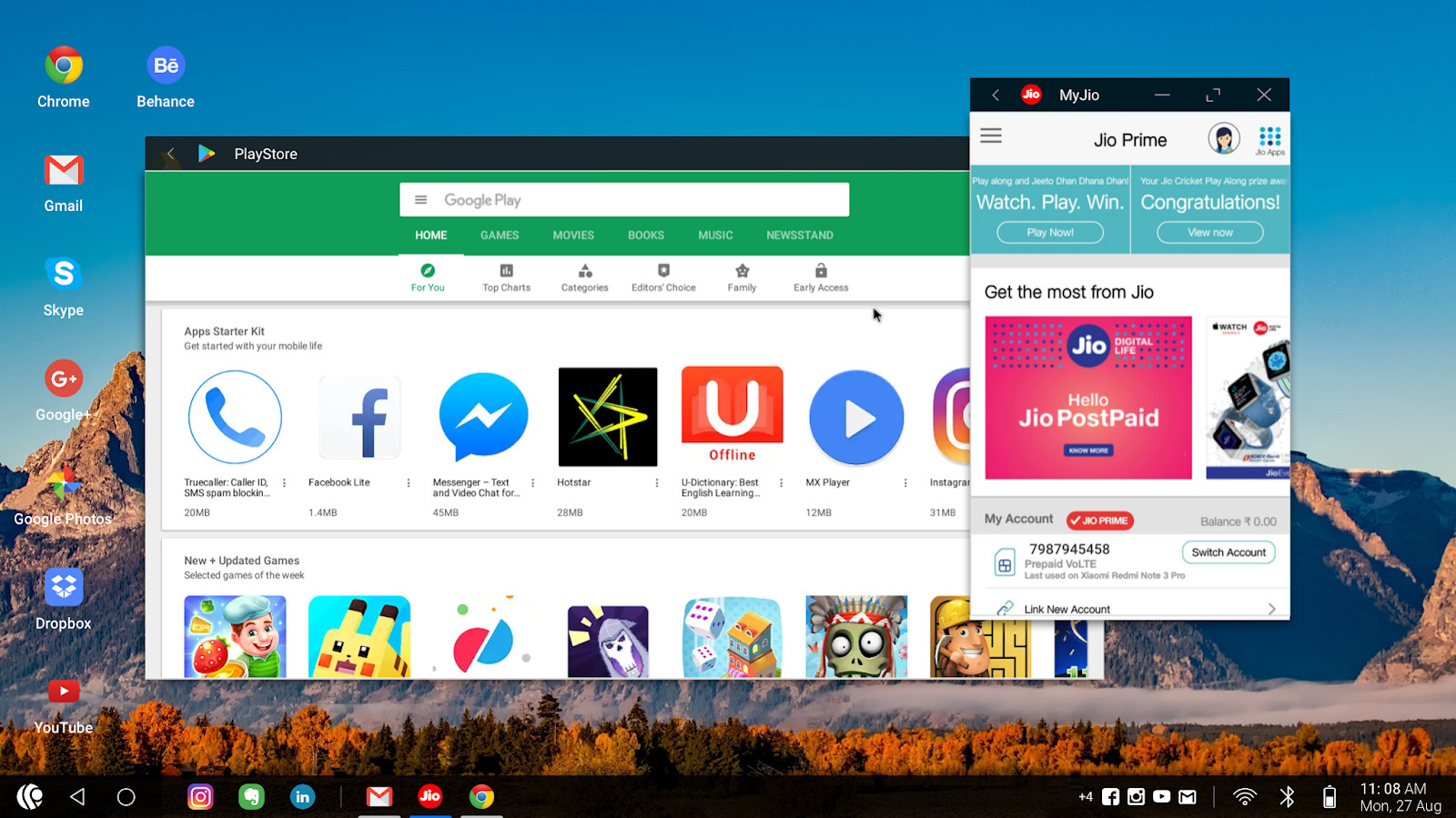 Lenovo Thinkpad SL510 15.6″ 2.10 GHz DVD 4GB *128GB Android w/Google Play Store!