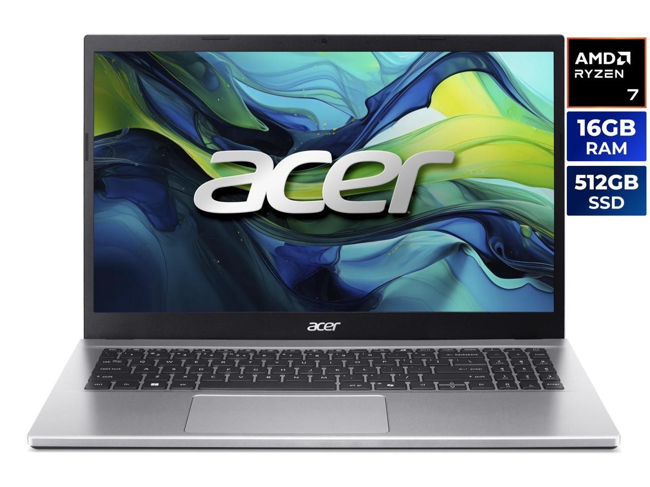 Acer Aspire Go 15.6″ FHD AMD Ryzen 7 5825U 2.0 GHz 16GB 512GB SSD W11H Laptop