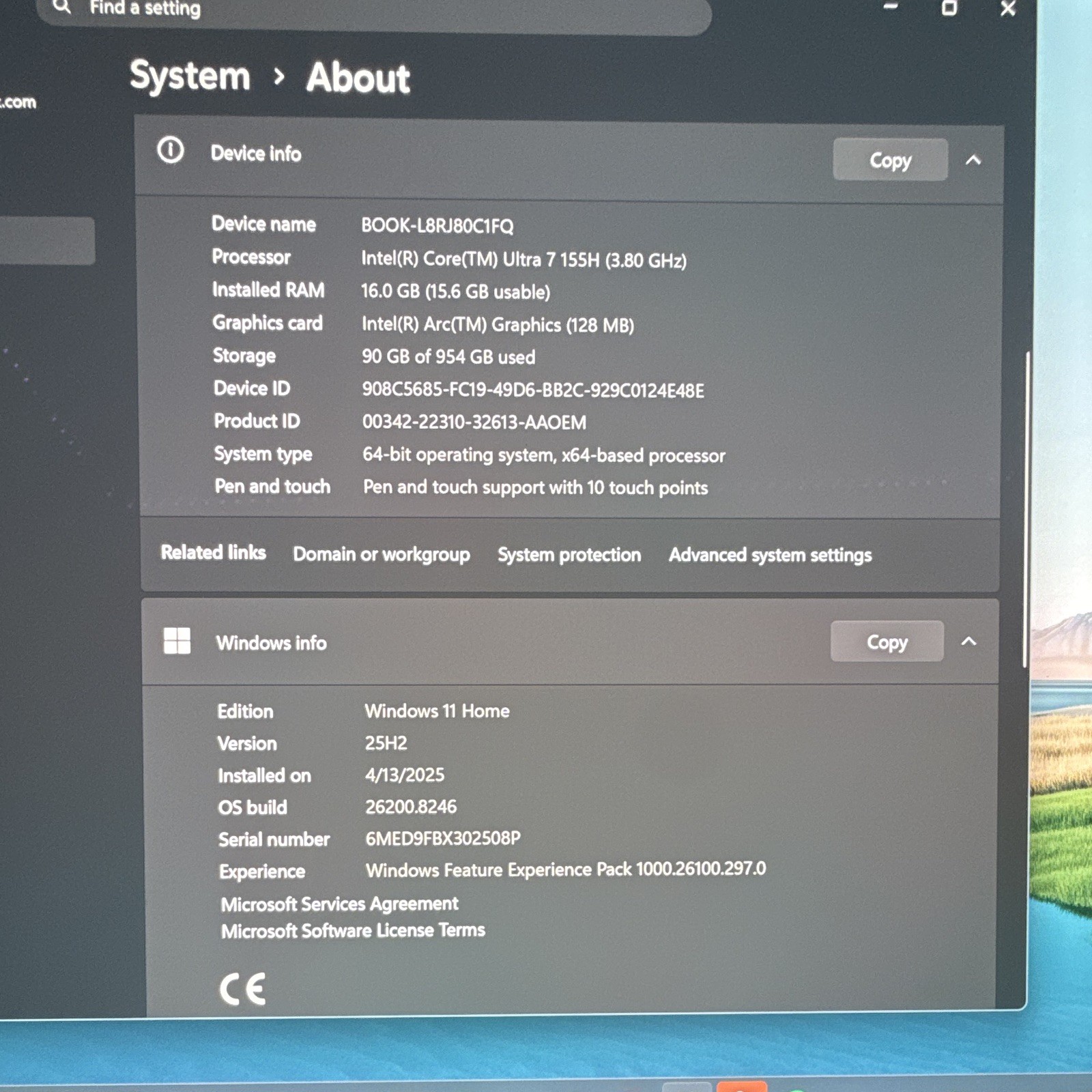 Samsung Galaxy Book4 Pro 360 2-in-1 16″ Ultra 7 16GB 1TB SSD W11H Gray