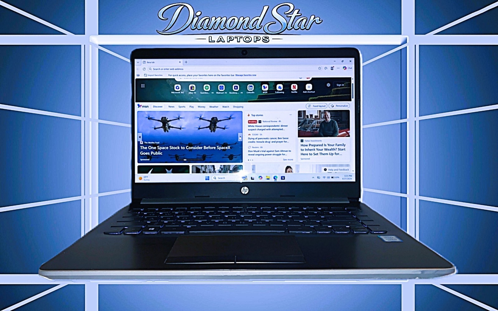 HP 14″ Intel Core@2.20GHz 8 GB 128GHz SSD Windows 11 Home Charger& Battery FAST!