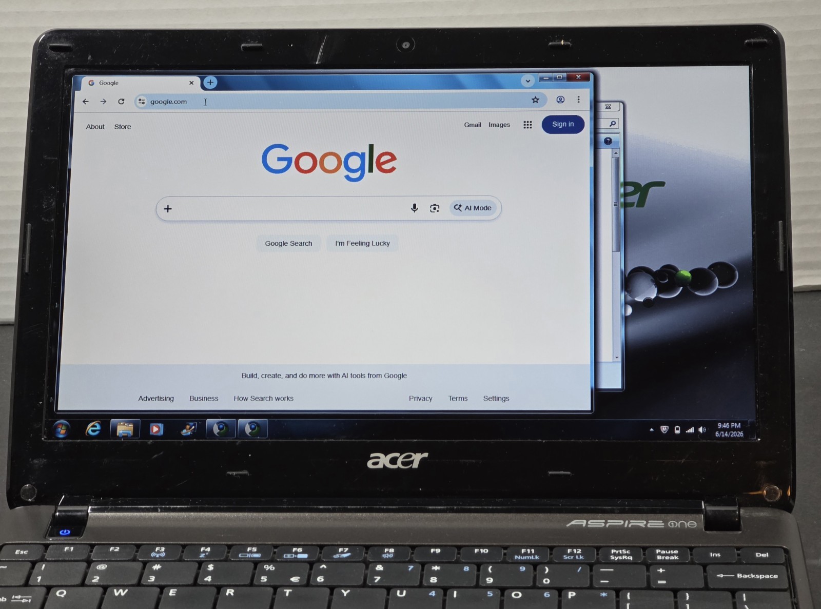 Acer Aspire One 722-0825 10.1″ NetBook C-60 – 4GB – 320GB – Win7 Tested Working
