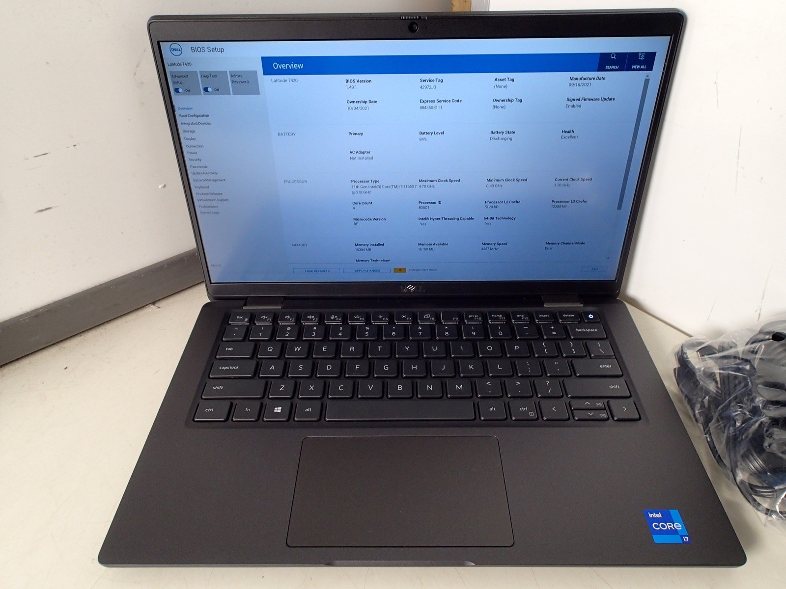 Dell Latitude 7420 i7 1165G7 2.80GHz 16GB RAM 512GB M.2 Windows 11