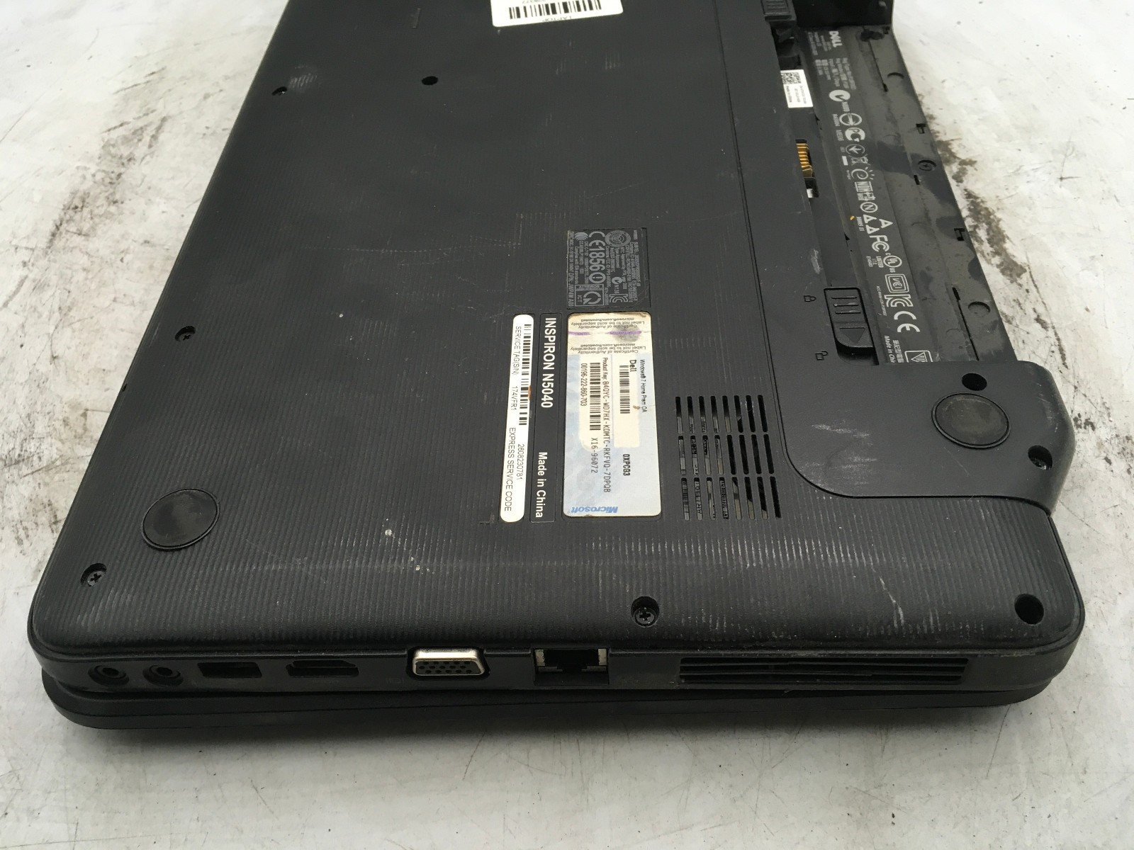 DELL INSPIRON N5040 – INTEL CORE I3 1ST GEN – NO RAM – FOR PARTS – READ DESC -BB