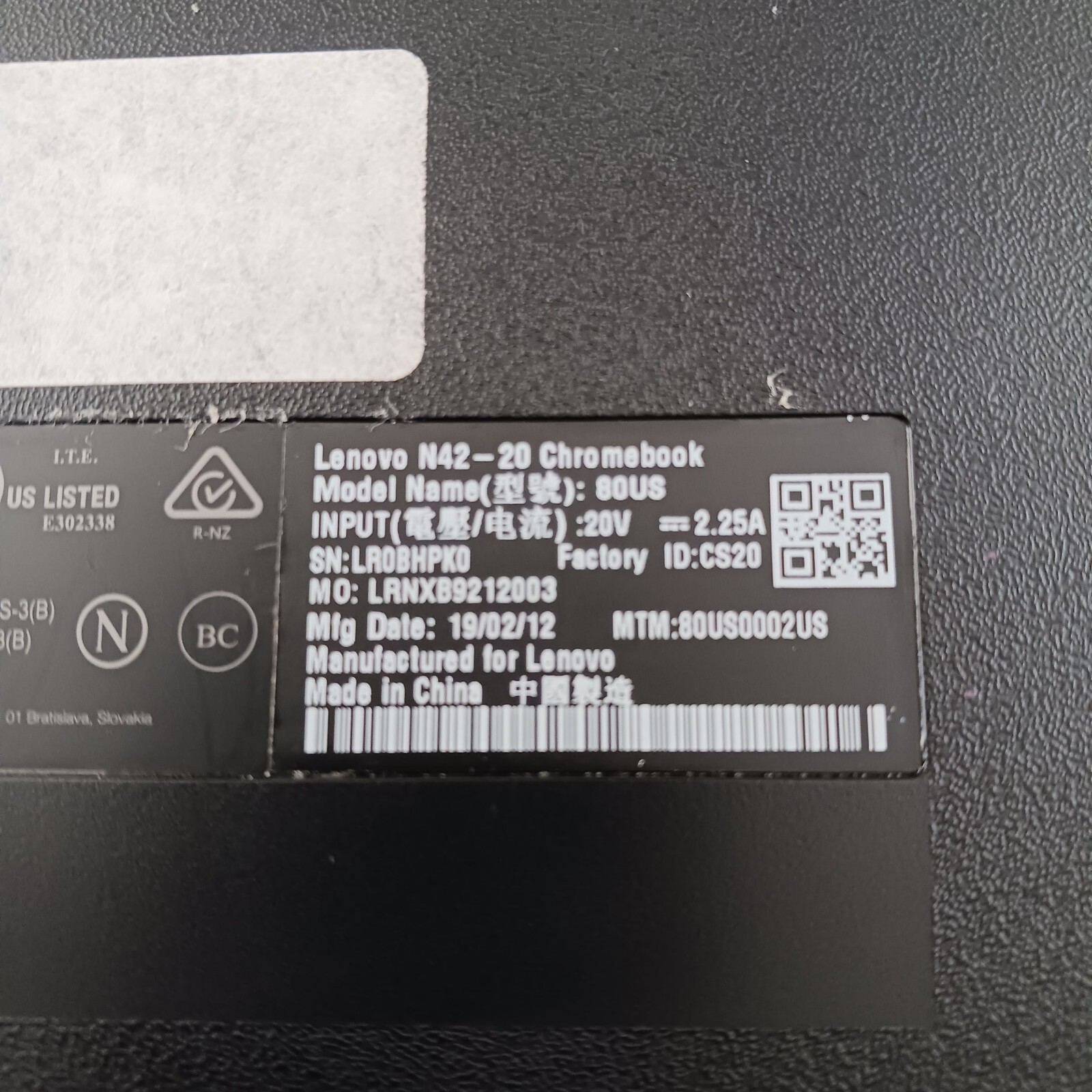 Lenovo N42 Chromebook – 14 Display Intel Processor Chrome OS