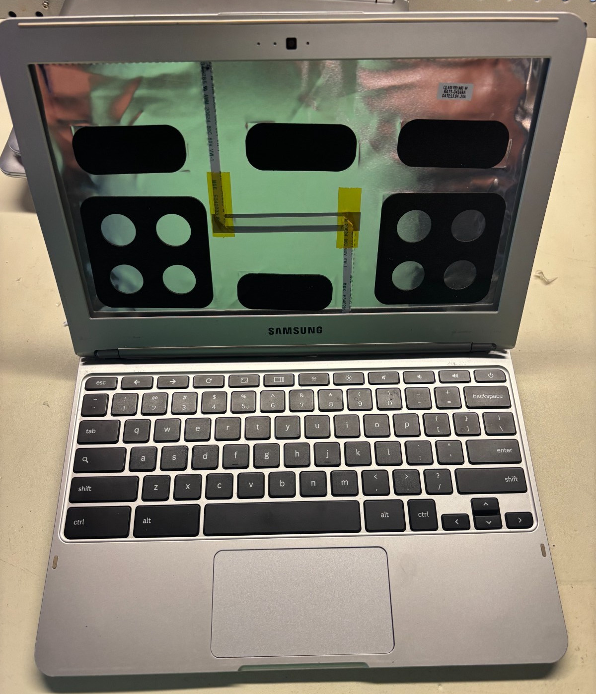 Lot of 4 Samsung Chromebook XE30C12 11.6 Laptop For Parts. No Power/LCD/Bezel