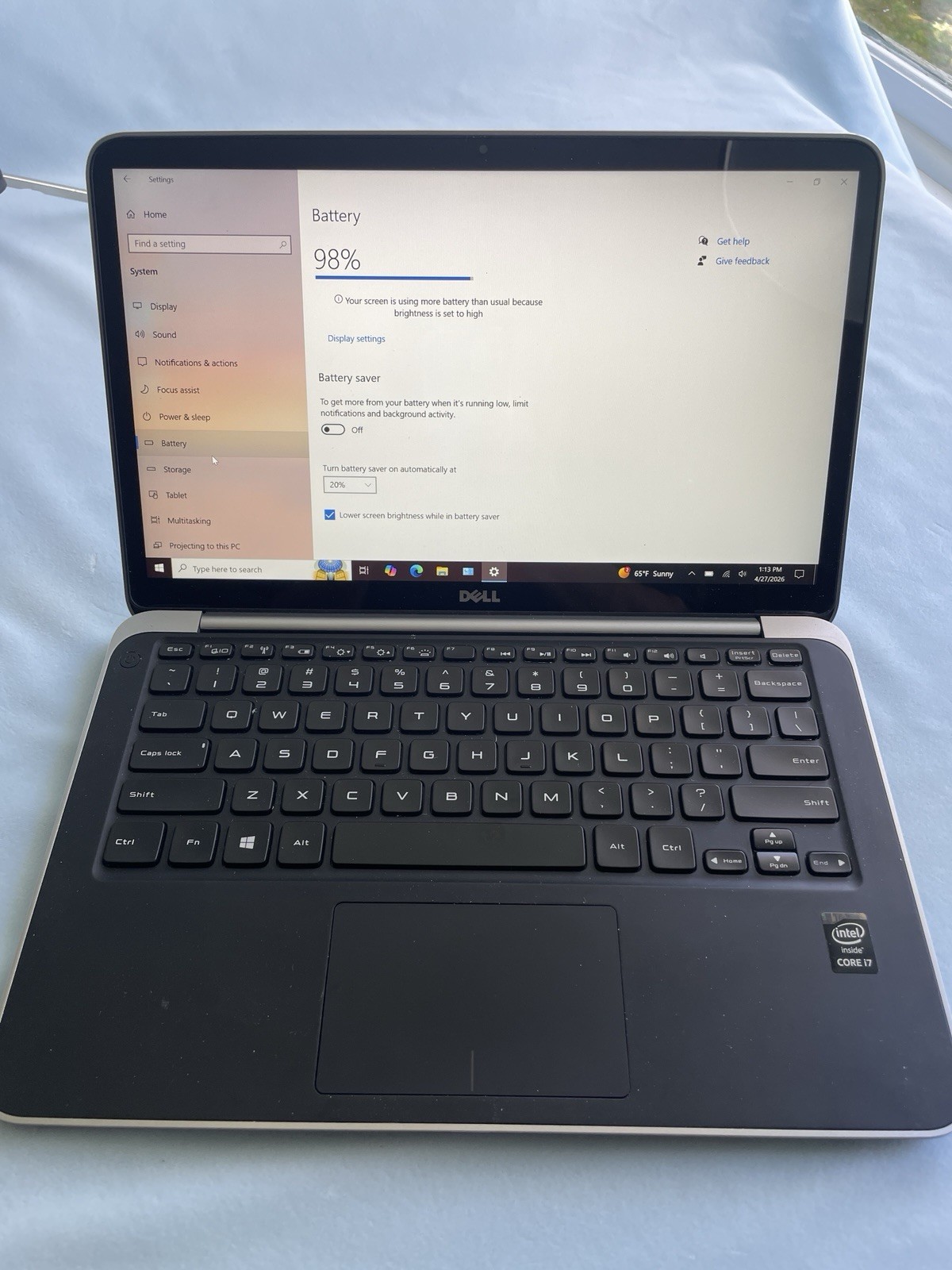 Dell XPS 13-9333 Laptop – Intel i7-4500U – 8GB RAM – 256GB – Windows 10