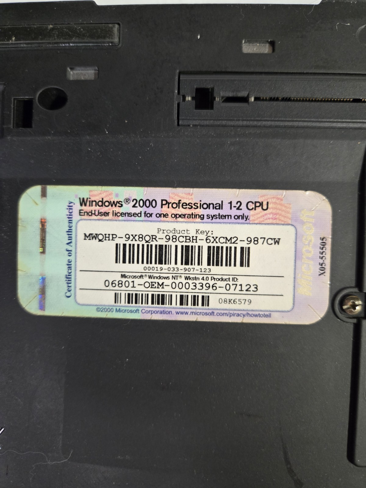 IBM Thinkpad Intel Pentium Type 2647 W / Power Cord Parts Or Repair Only