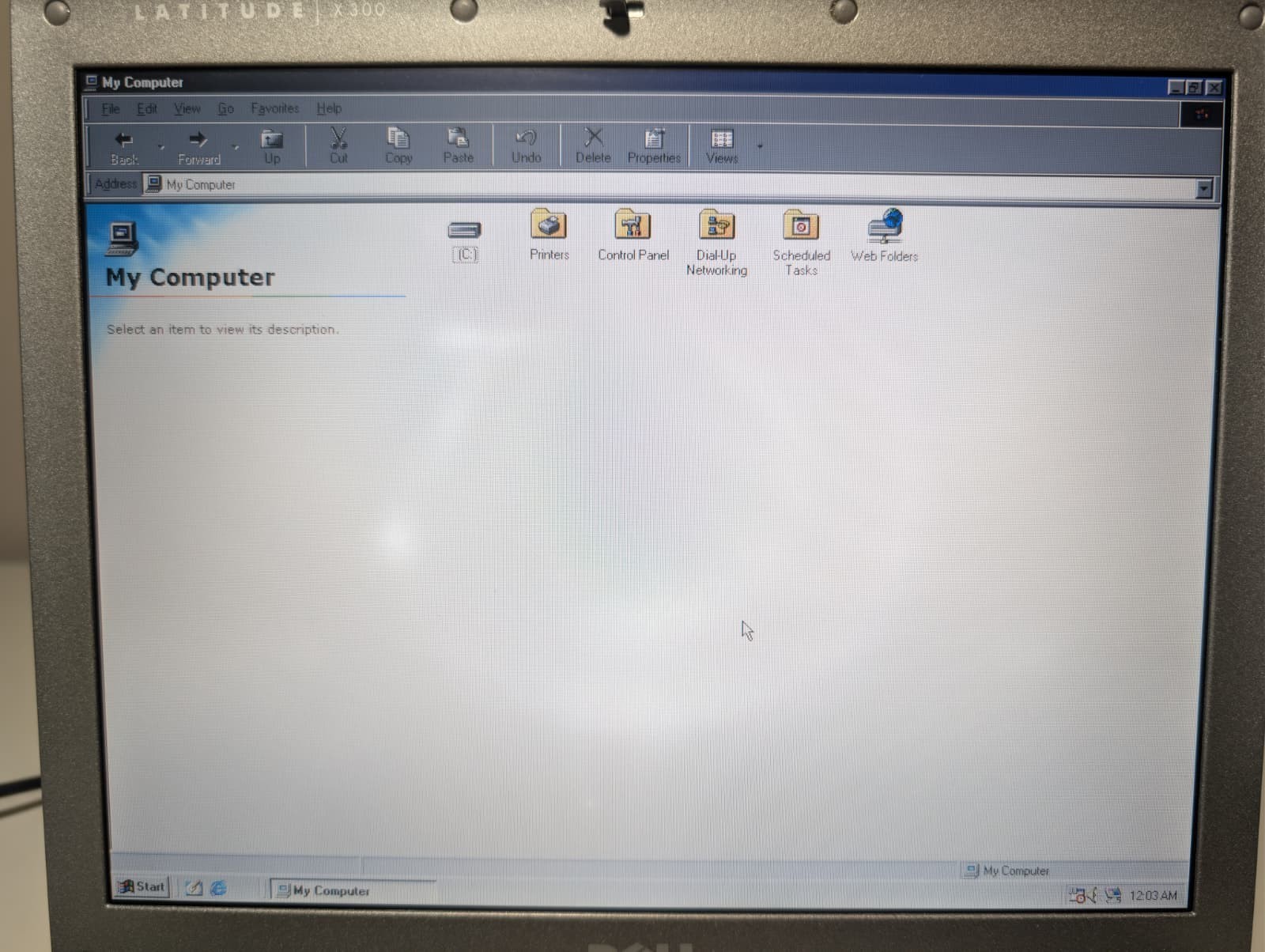 Dell Latitude X300 | Pentium M 1200 640MB RAM 60GB HDD | Windows 98 SE