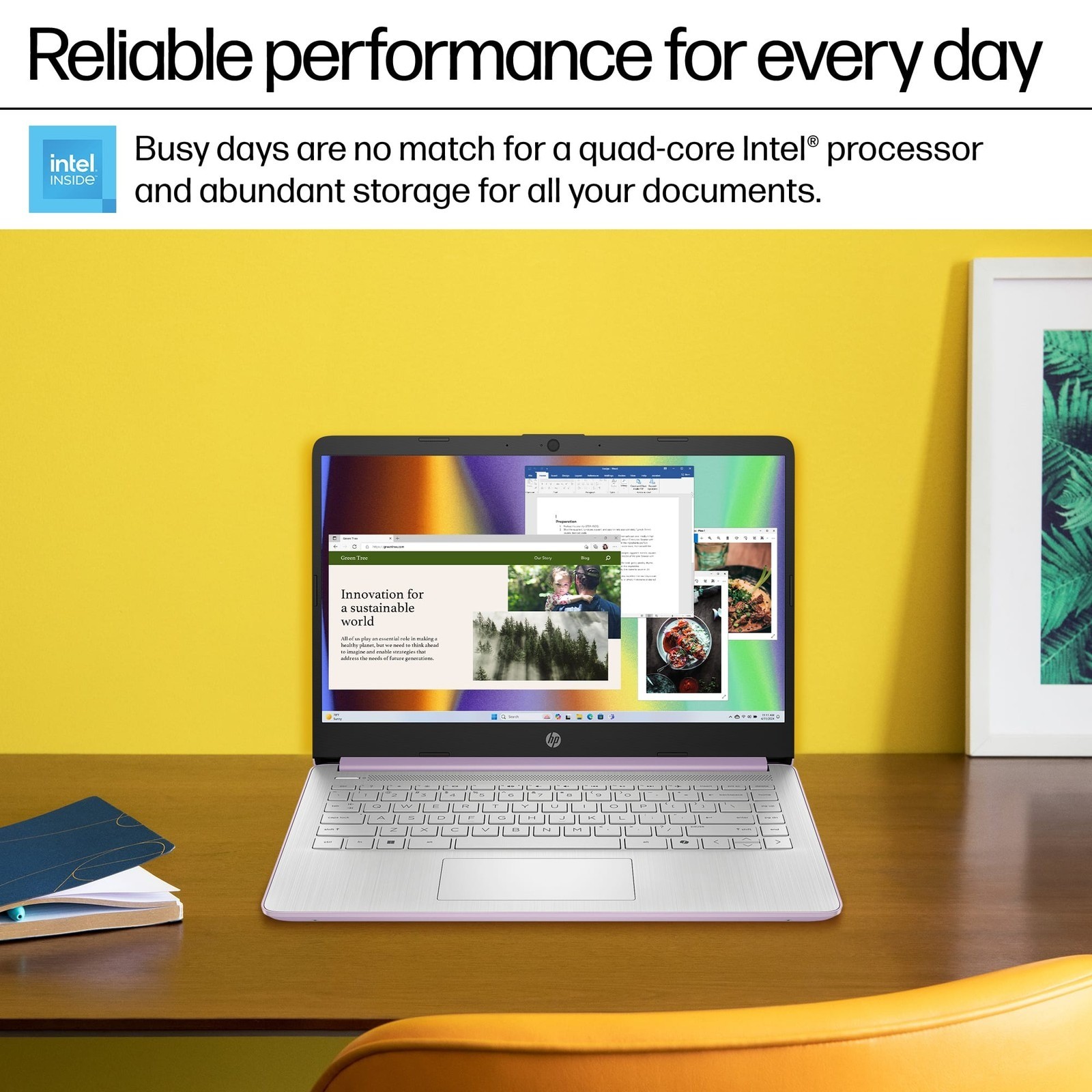 HP 14 Student-Laptop Back to School, Quad-Core N150 4/8/16GB RAM 128GB UFS