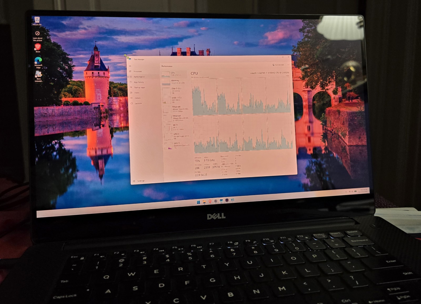 Dell Precision 5510 15.6″ 4K Touch i7-6700HQ 32GB RAM 1.25TB SSD Bklit W11 Pro