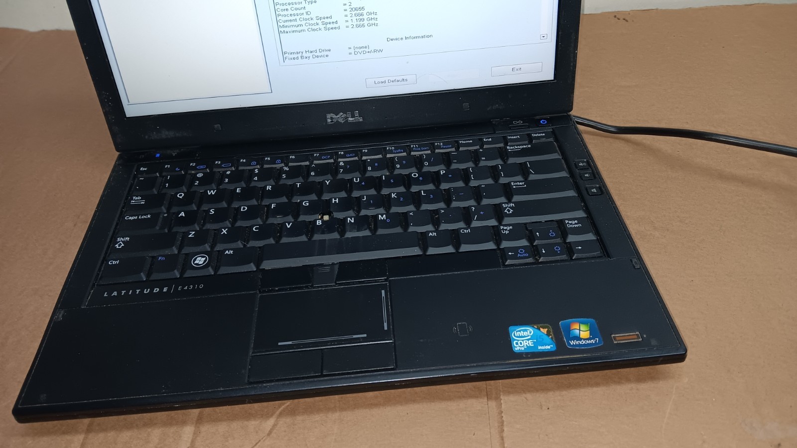 Dell Latitude E4310 Laptop intel Core I5 M560 @ 2.67GHz 4GB RAM 13.3″ LCD Screen