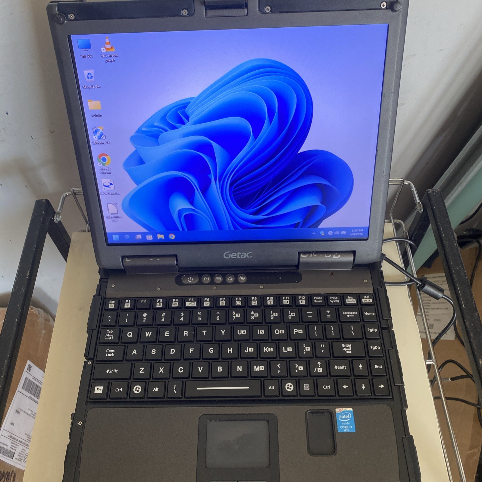 GETAC Rugged B300 G5 i7-4600M @ 2.9GHz 16GB (New 960GB SSD & Battery) Win 11P 2K