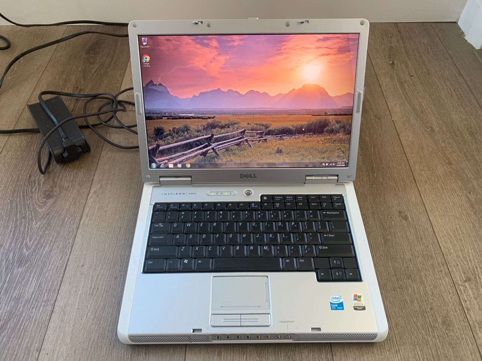 Dell Inspiron 640m 14″ Intel Core Duo T2050 1.6GHz 1GB RAM 120GB HDD Win 7 Pro
