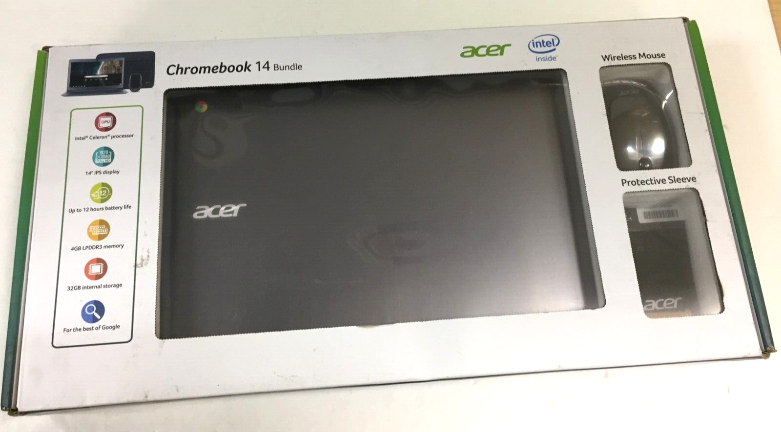 Lot of 2*Bad Battery* Acer Chromebook CB3-431 14″ Laptop/N3160/4GB/32GB eMMC