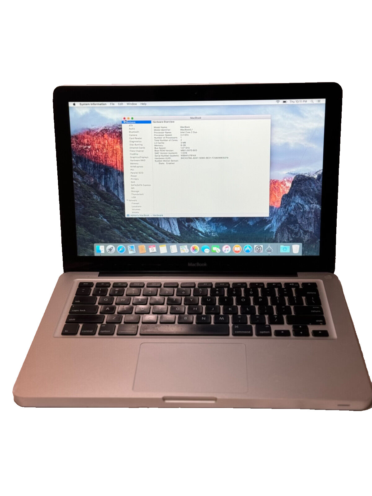 MacBook Pro 5,1 Late 2008 Laptop 15″ Intel Core 2 Duo 2.4GHz READ DESCRIPTION