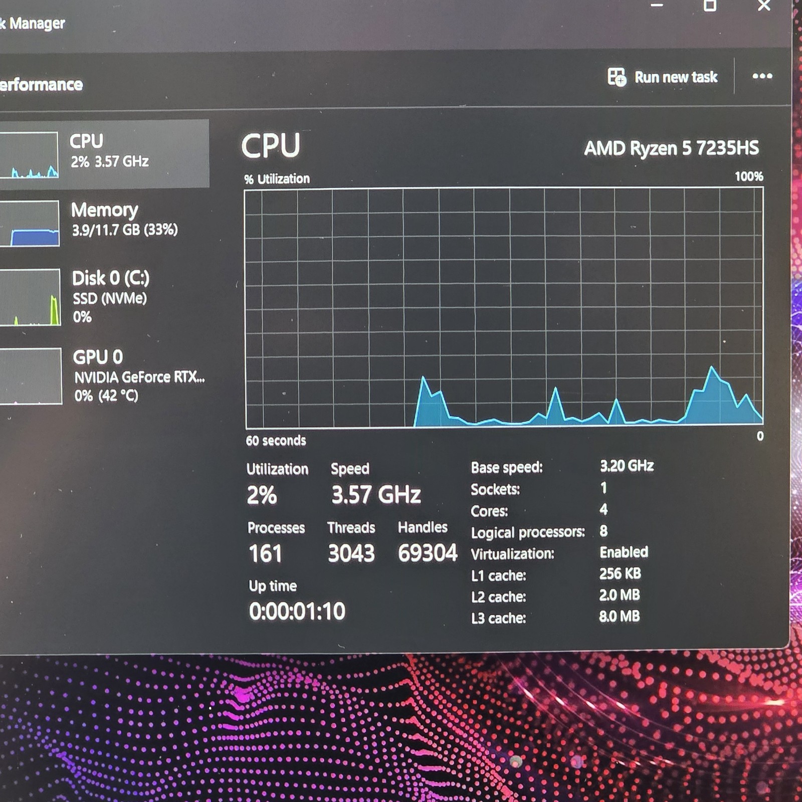 Lenovo LOQ 15 15ARP9 Ryzen 5 7235HS 3.2GHz 12GB RAM 512GB SSD GeForce RTX 4050