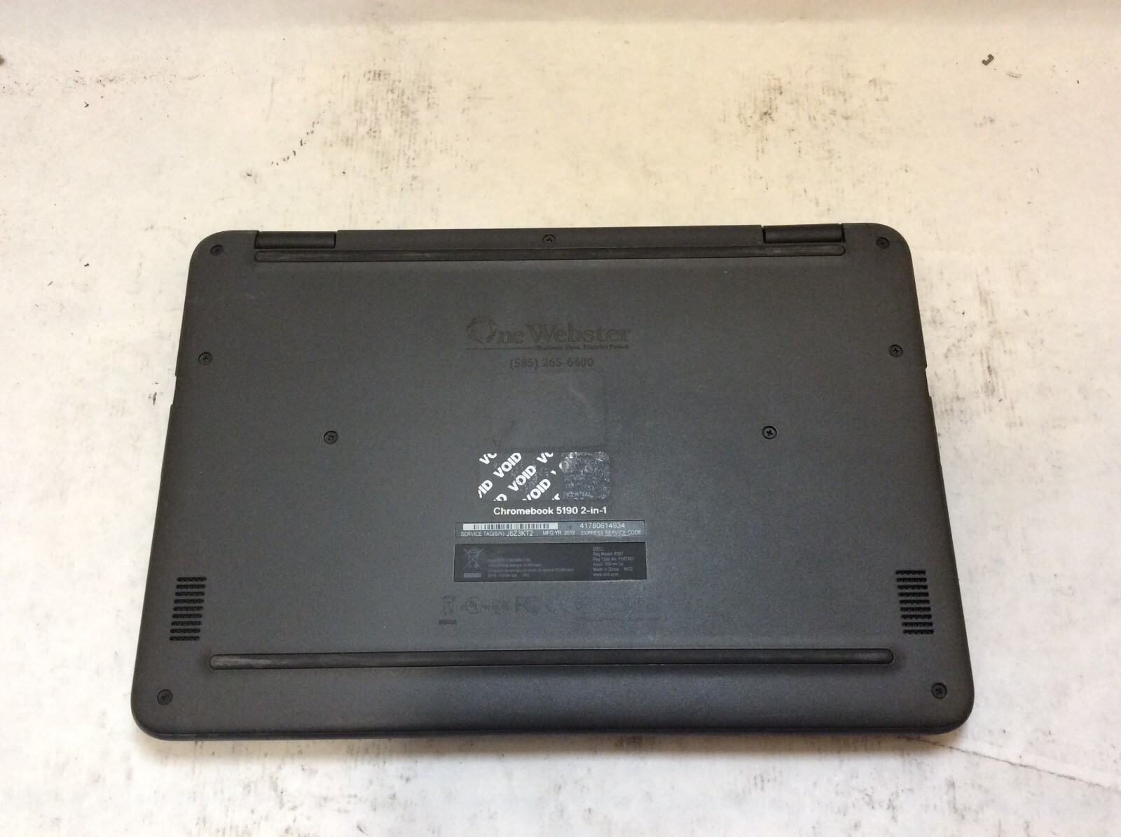 Dell Chromebook 11 5190 Laptop 11″ Intel Celeron WON’T TURN ON -PP