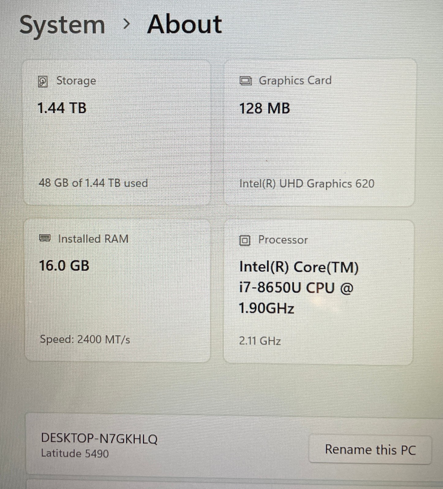 Dell 5490 14″ Laptop i7-*TOUCH* 16GB/512gb+1tb/Win11 Pro 25H2+Office 2021-5 MORE