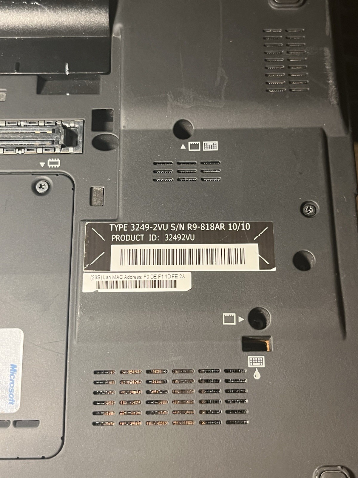 Lenovo Thinkpad X201 Laptop Intel Core i5 Windows 7 Pro OA / Black