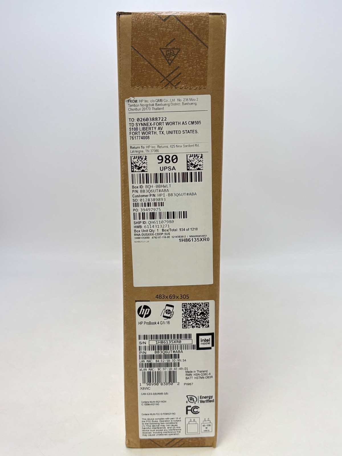 HP ProBook 4 G1i 16″ Core Ultra 5 225U 16GB RAM 512GB SSD Silver New In Box