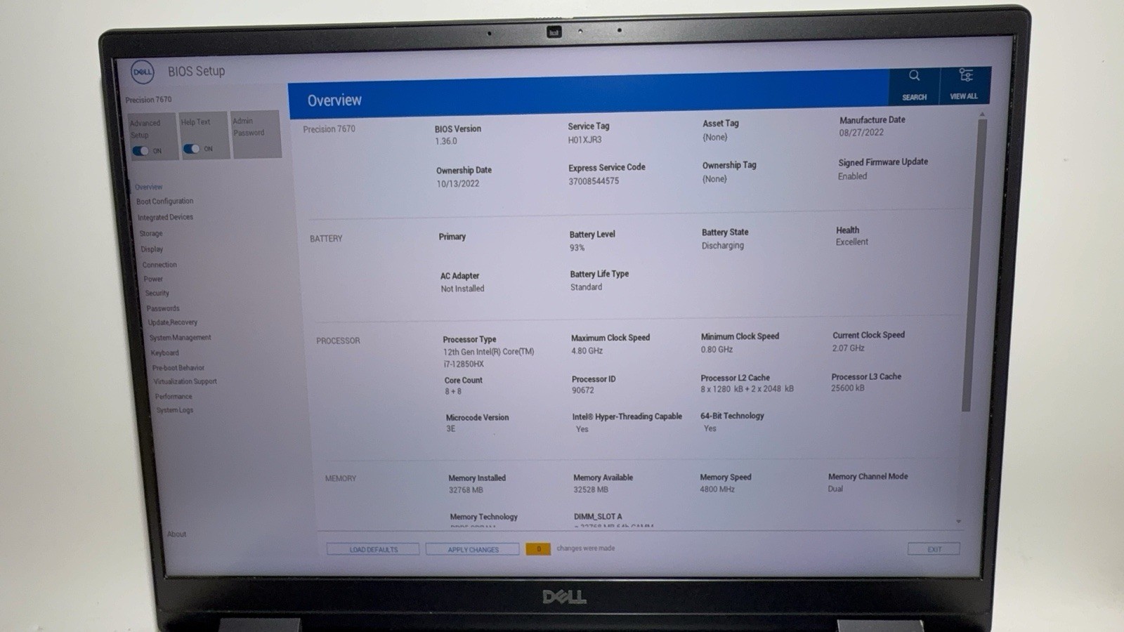 READ – Dell Precision 7670 16″ i7-12850HX 32GB 512GB RTX A2000