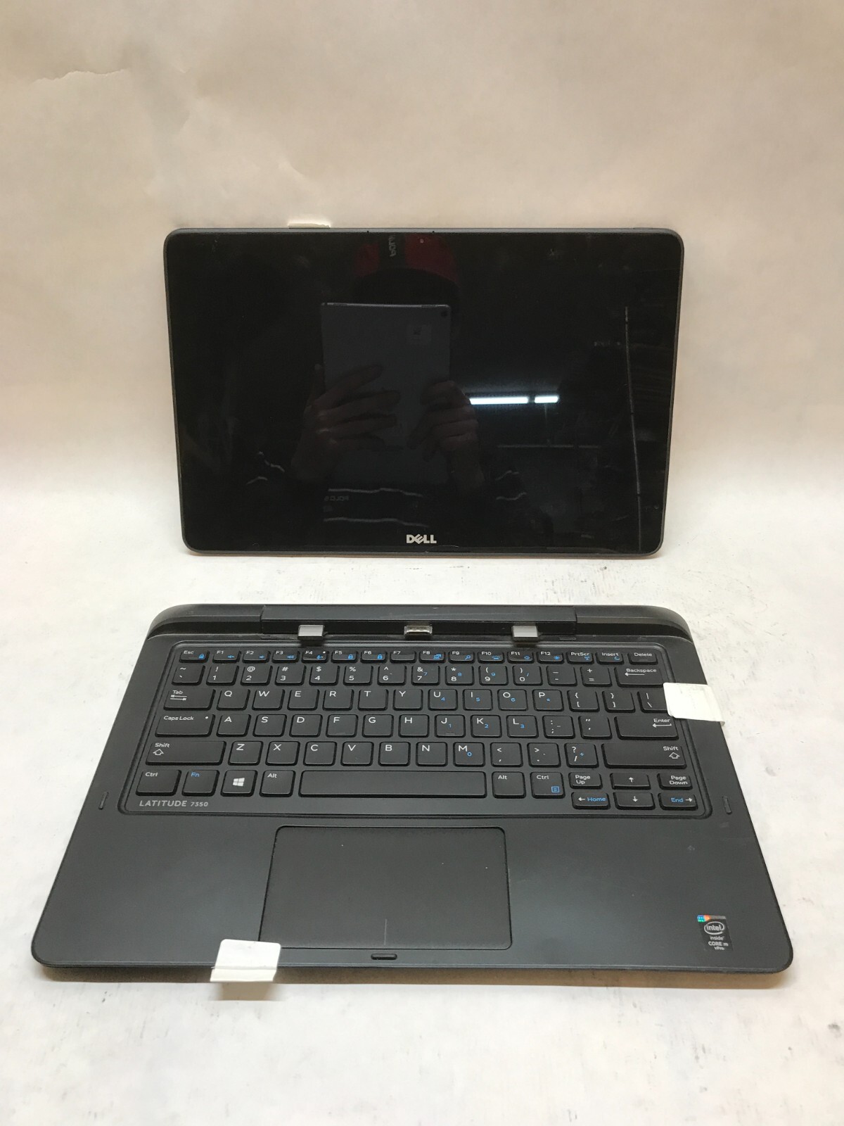 Dell Latitude 7350 13″ Tablet Intel Core m 8GB RAM NO SSD/OS For Parts AS IS -DW