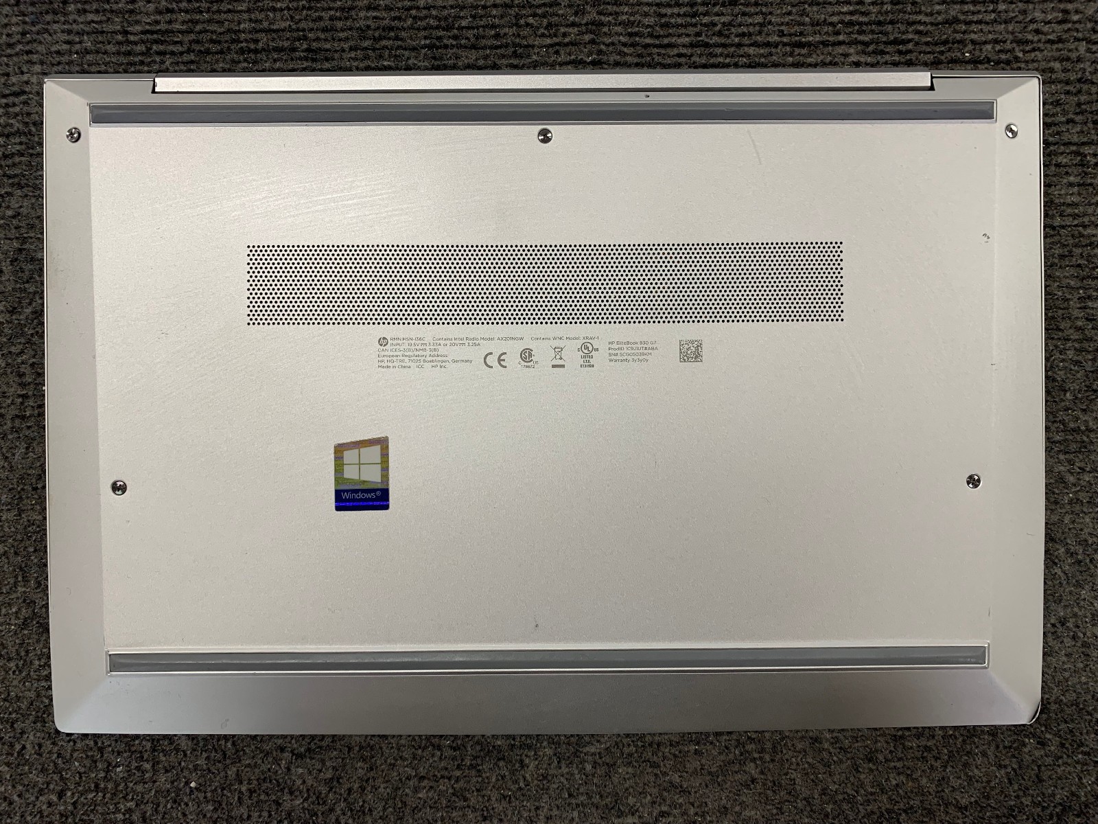 HP EliteBook 830 G7 14″ Laptop i5-10310U 8GB RAM 256GB NVMe, Boots to BIOS