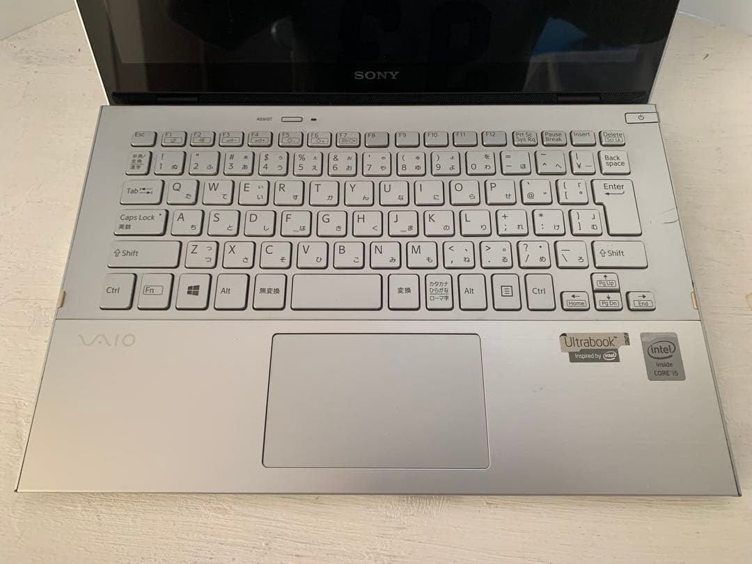Sony VAIO SVP112A1CN Ultrabook Silver Used Japan Genuine