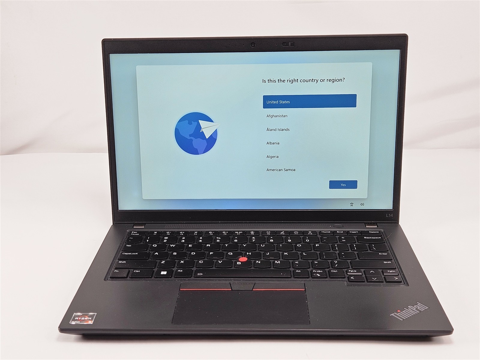 Lenovo ThinkPad L14 Gen 4 14″ Ryzen 5 PRO 7530U 2.0GHz 16GB RAM 256GB SSD Win11