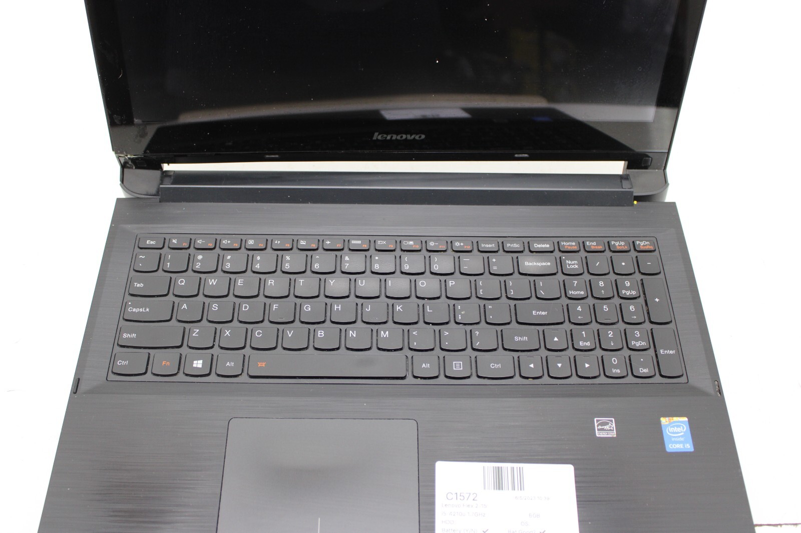 Lenovo Flex 2-15 Laptop i5-4210u 6GB Ram – Hinge Damage – ScreenSeperation Boots