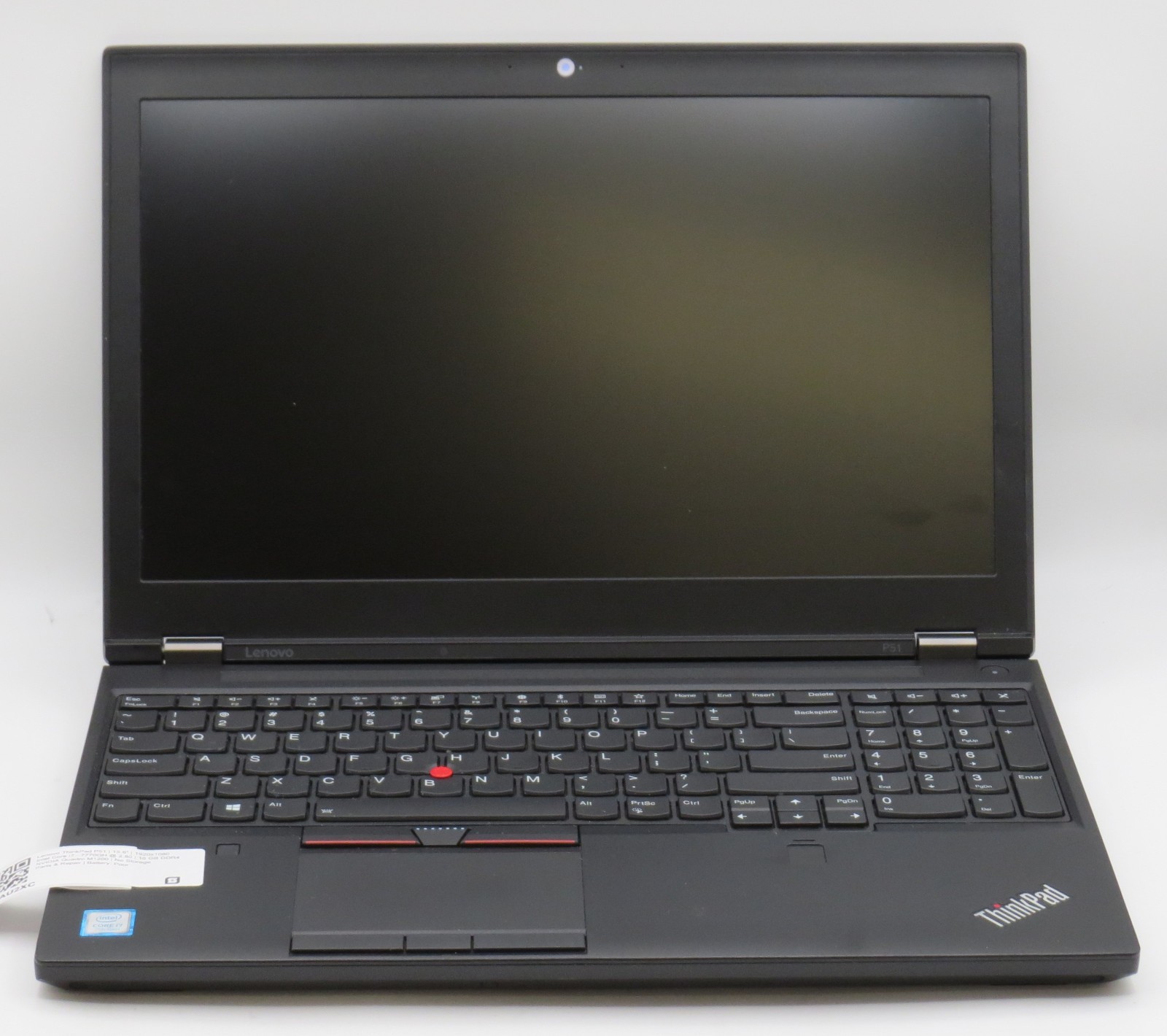 Lenovo ThinkPad P51 | I7-7770QH @ 2.8GHz | 16GB DDR4 | 15.6″ | NO HD/OS | READ
