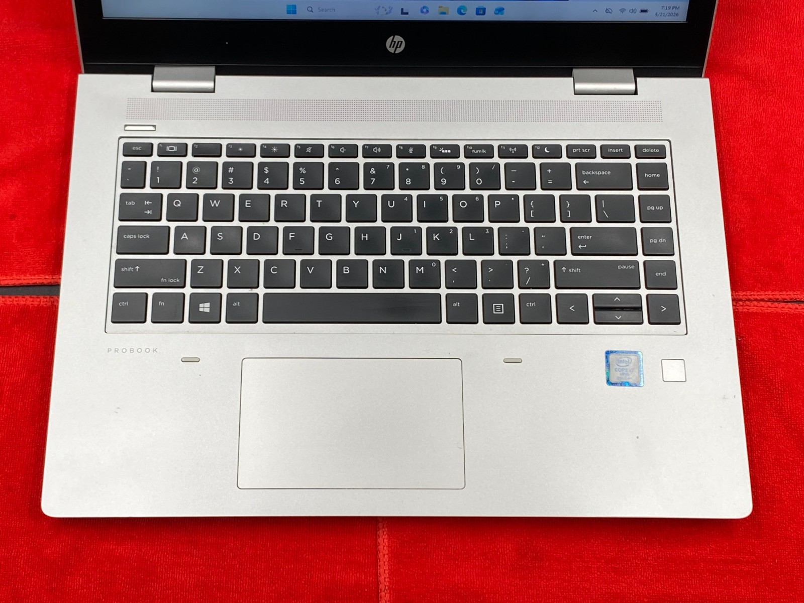 HP PROBOOK 640 G5 14″ i7-8665U 8GB RAM 250GB SSD WINDOWS 11 PRO+CHARGER GRADE B-
