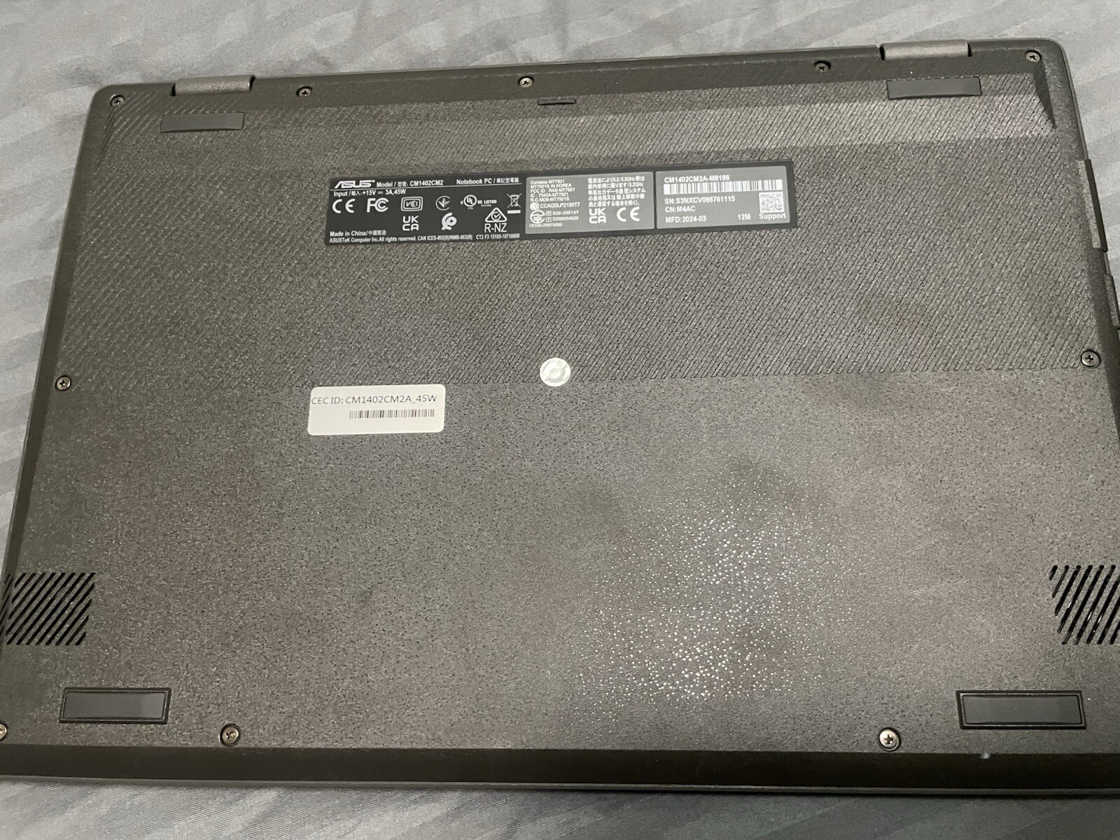 Asus Chromebook CM14 14inch