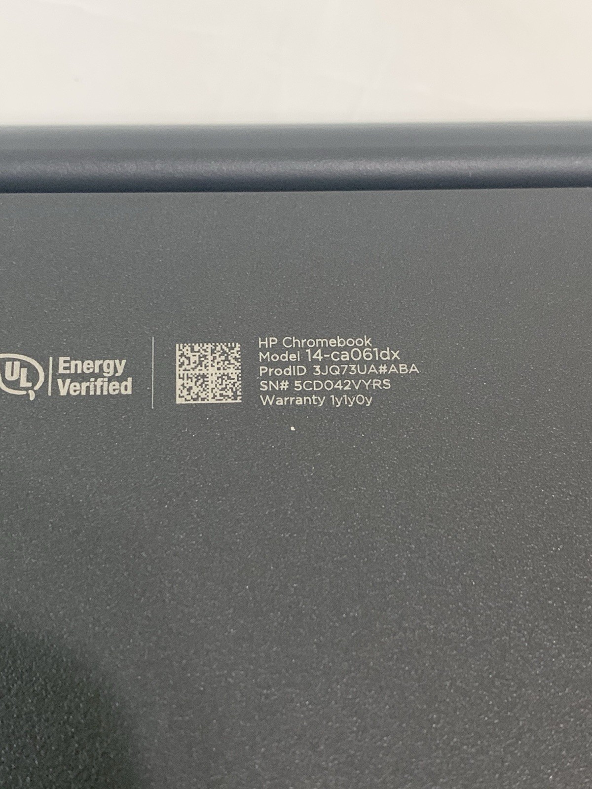 HP Touch Screen Chromebook 14-ca061dx 14″ Intel N3450 1.1GHz 4GB RAM 32GB SSD
