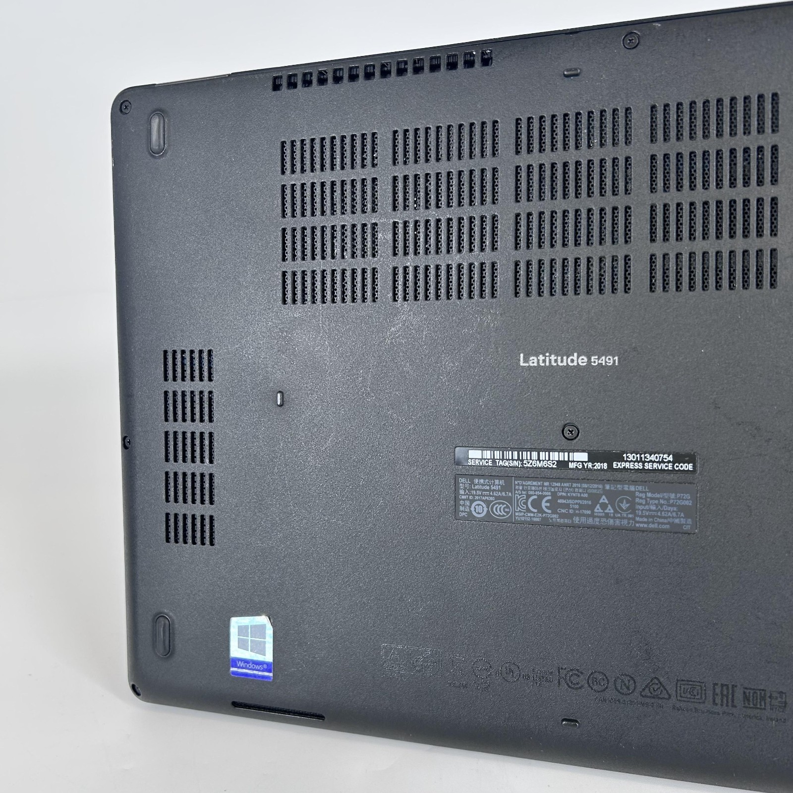 Dell Latitude 5491 14 FHD TOUCH i5-8300H 2.30GHz 8GB 500GB HDD Good – READ