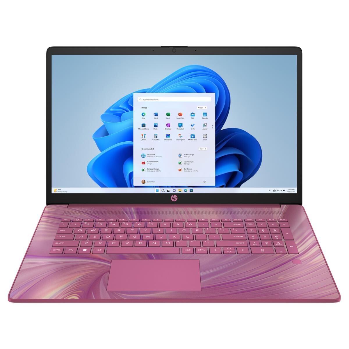 HP Touch 17-cn3219ds 17z Laptop PC 17.3″ Intel N200 Quad Backlit Key FP Read W11