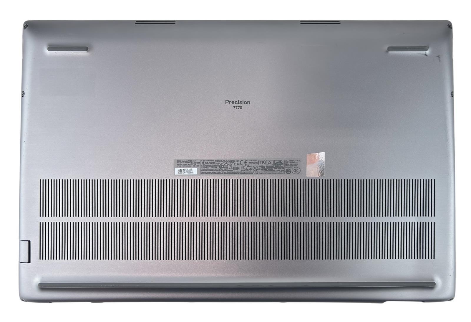 Dell Precision 7770 4K 16-Core i9-12950HX 512GB SSD 32GB RAM – POOR Battery