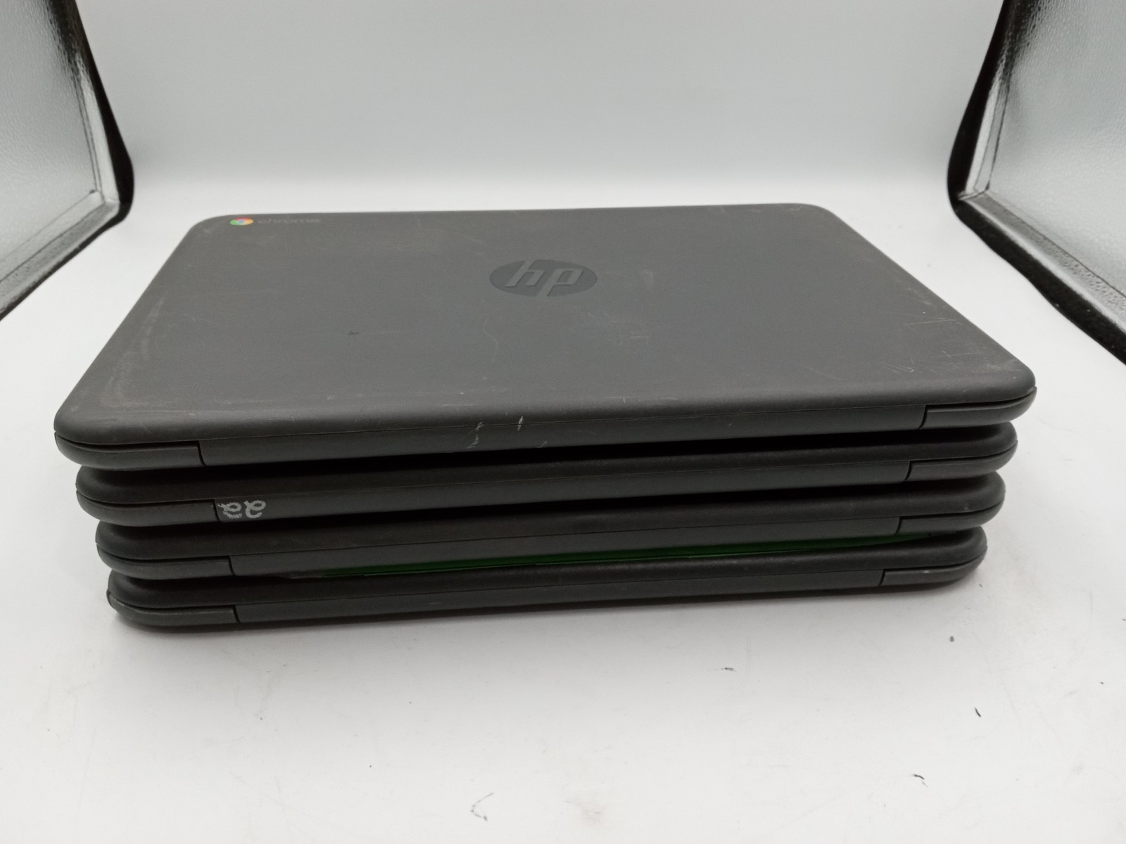 Lot of 4 – HP Chromebook 11 G6 EE 11.6″ Laptops – PARTS / REPAIR – READ -RR