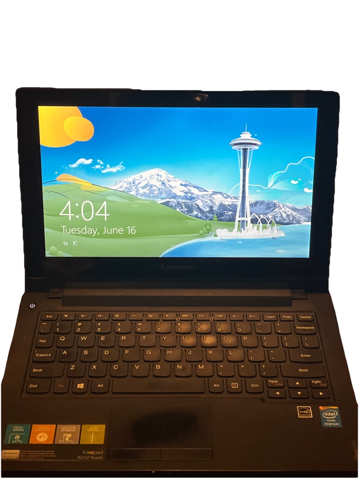 Lenovo IdeaPad S210 Touch 11.6″ Intel Pentium Processor Windows 8 READ DESC