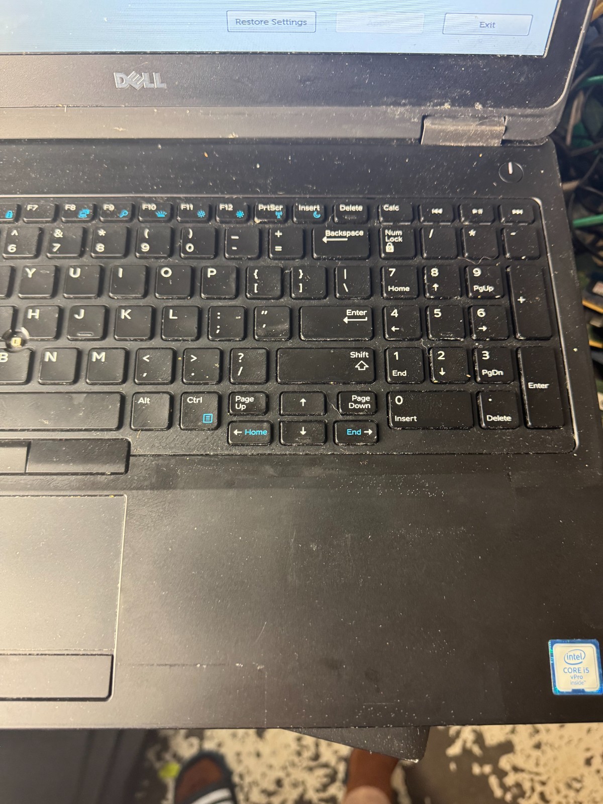 DELL LATITUDE E5570 INTEL CORE I5-6300U 8GB RAM Laptop for Parts/Repair #5036