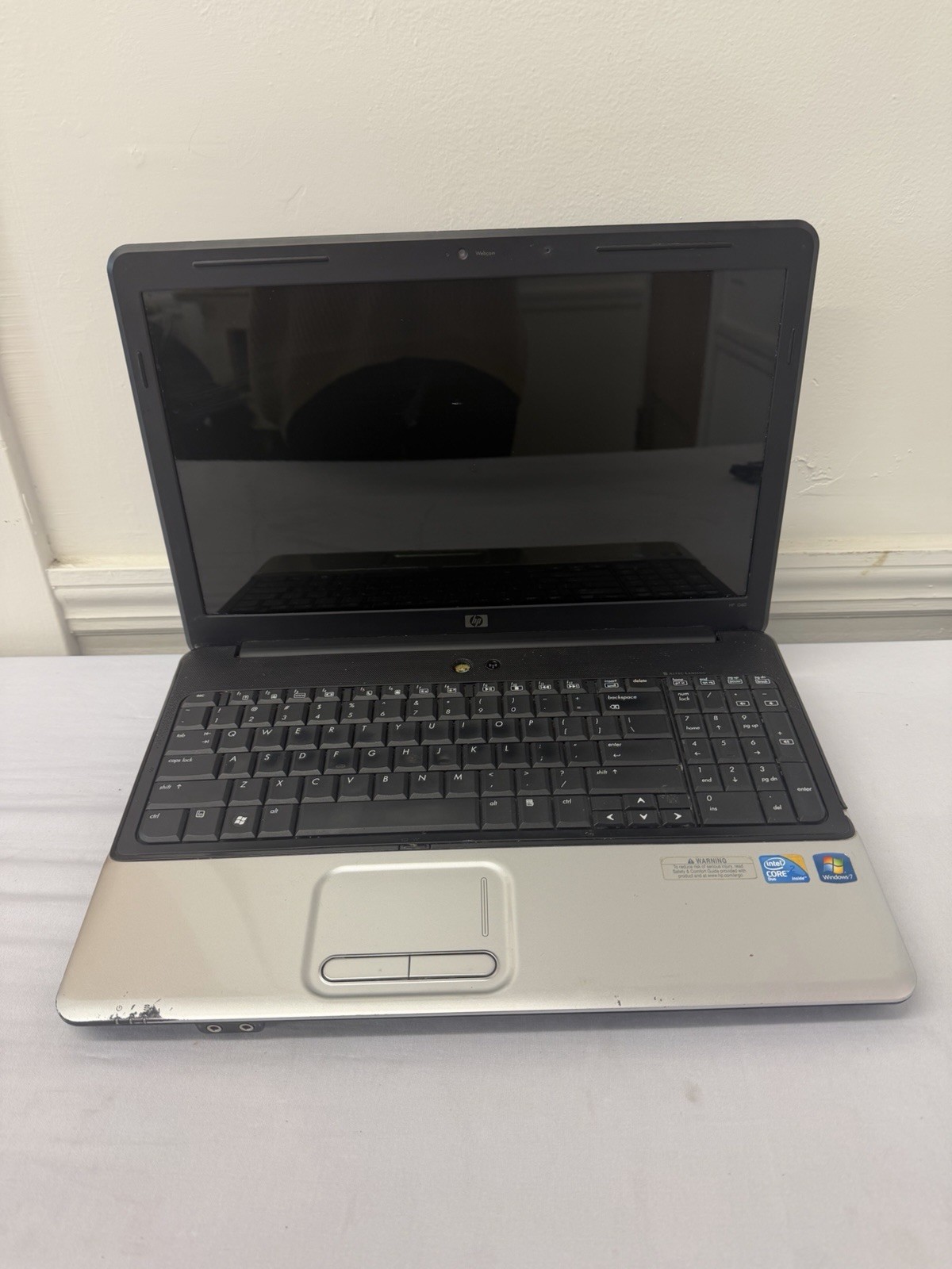 HP Notebook G60 Laptop – Intel Duo P8700 – Good Screen – RAM 4GB – Read Desc