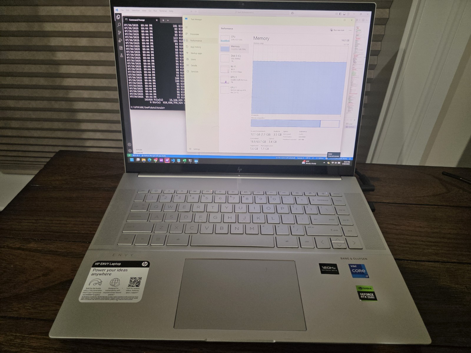 HP – Envy 16″ Wide Ultra XGA Touch-Screen Laptop – Intel Core i7