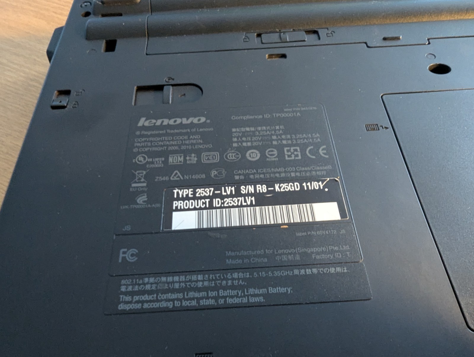 Lenovo Thinkpad T410 Laptop, Intel i5 M560 2.67GHz, 120gb SSD, 8gb RAM