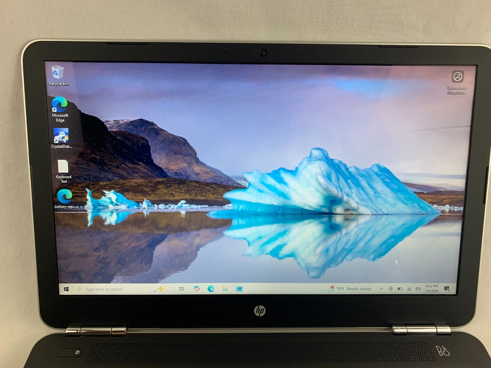 HP Pavilion 15-au123cl Laptop Intel Core i5-7200U 2.5GHz 12GB RAM 1TB HDD W10H