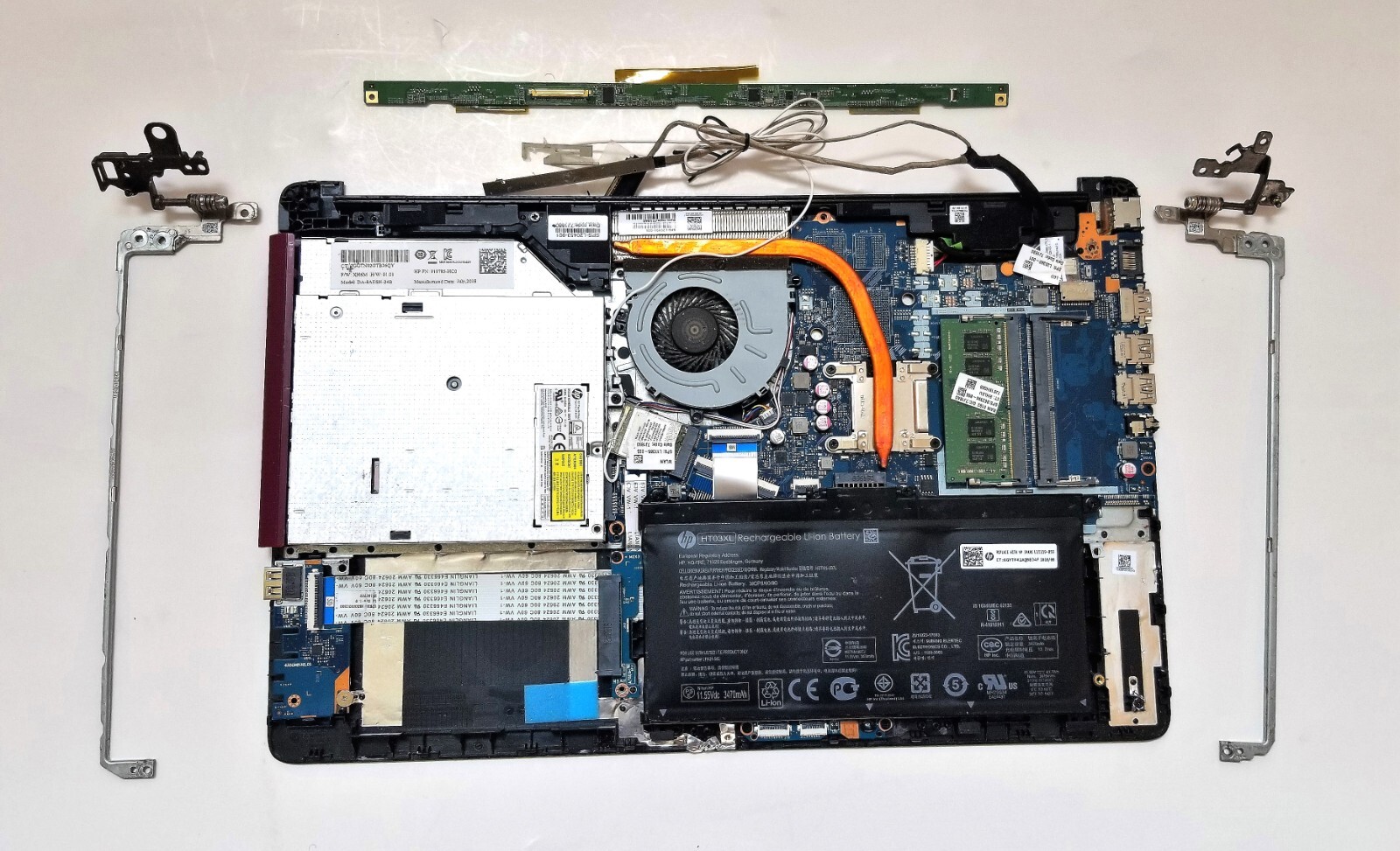 HP 15.6″ Laptop AMD A9 3.1GHz 8GB RAM 15-db0006cy Touchscreen Backlit Keyboard