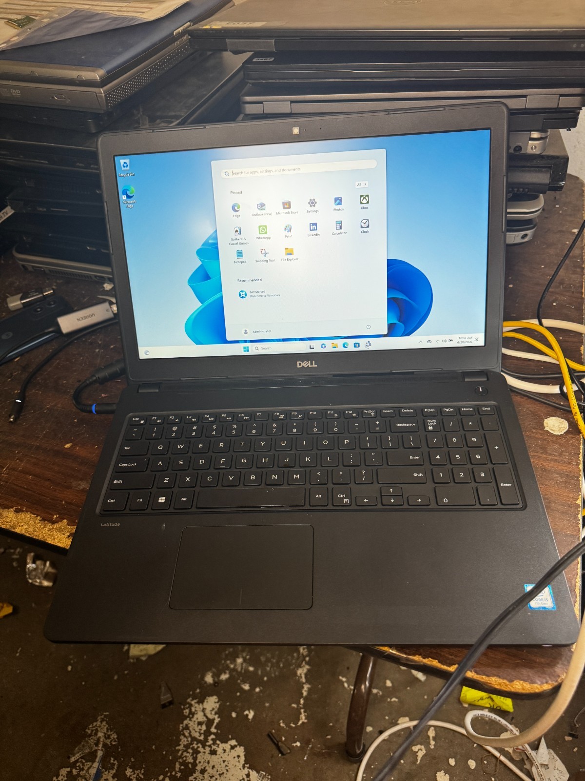 Dell Latitude 3580 Core I5-7200U 500GB SSD 8GB RAM WIFI/BT Laptop #3413