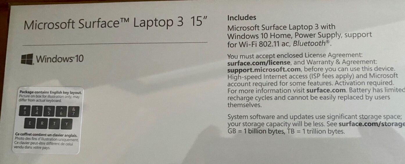 Microsoft Surface Laptop 3 (15 in | AMD Ryzen 7 (Gen 3) | 512GB SSD | Platinum)